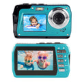 4K Digital Camera with Dual LCD Screens and Waterproof
