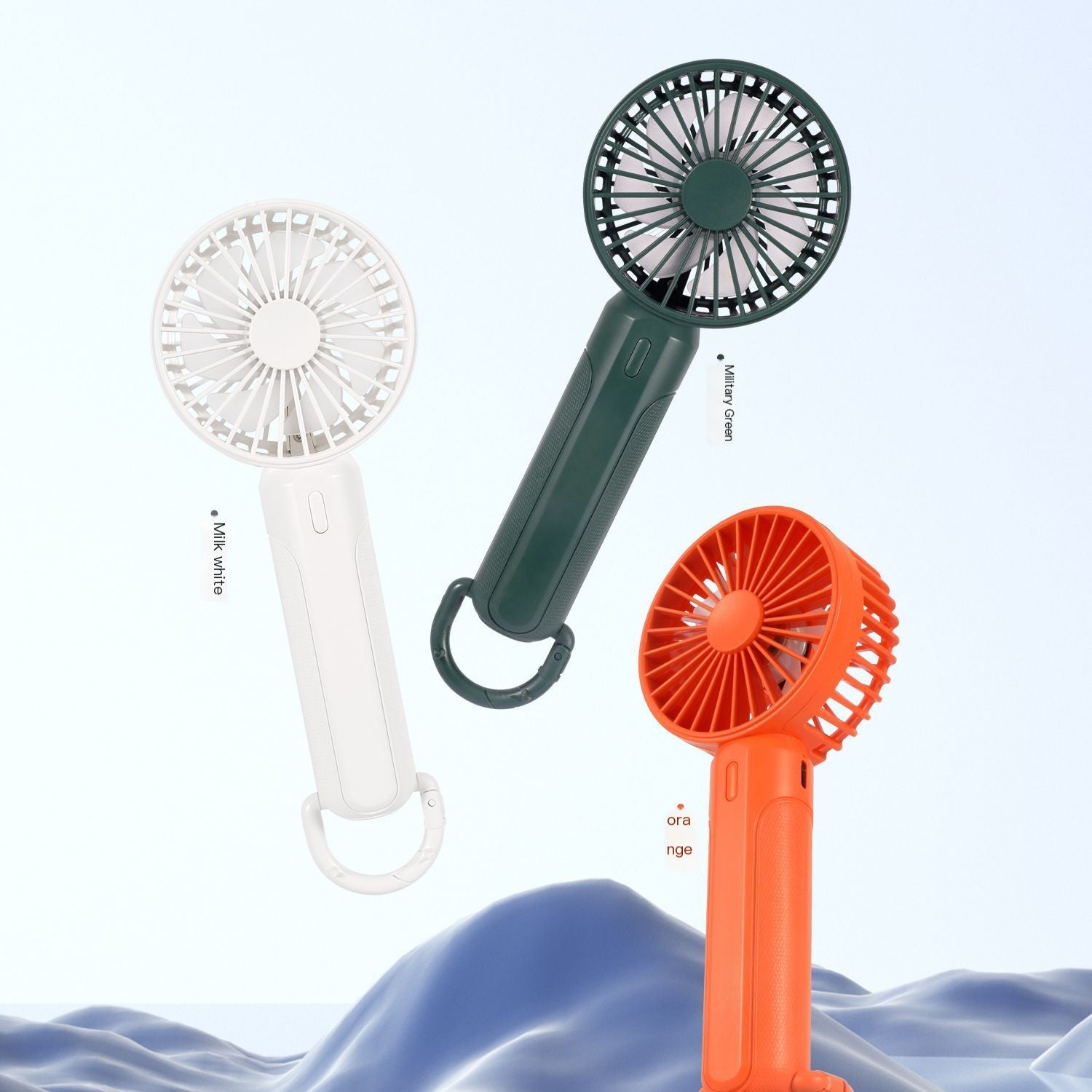 2024 Creative Outdoor Handheld USB Rechargeable Fan