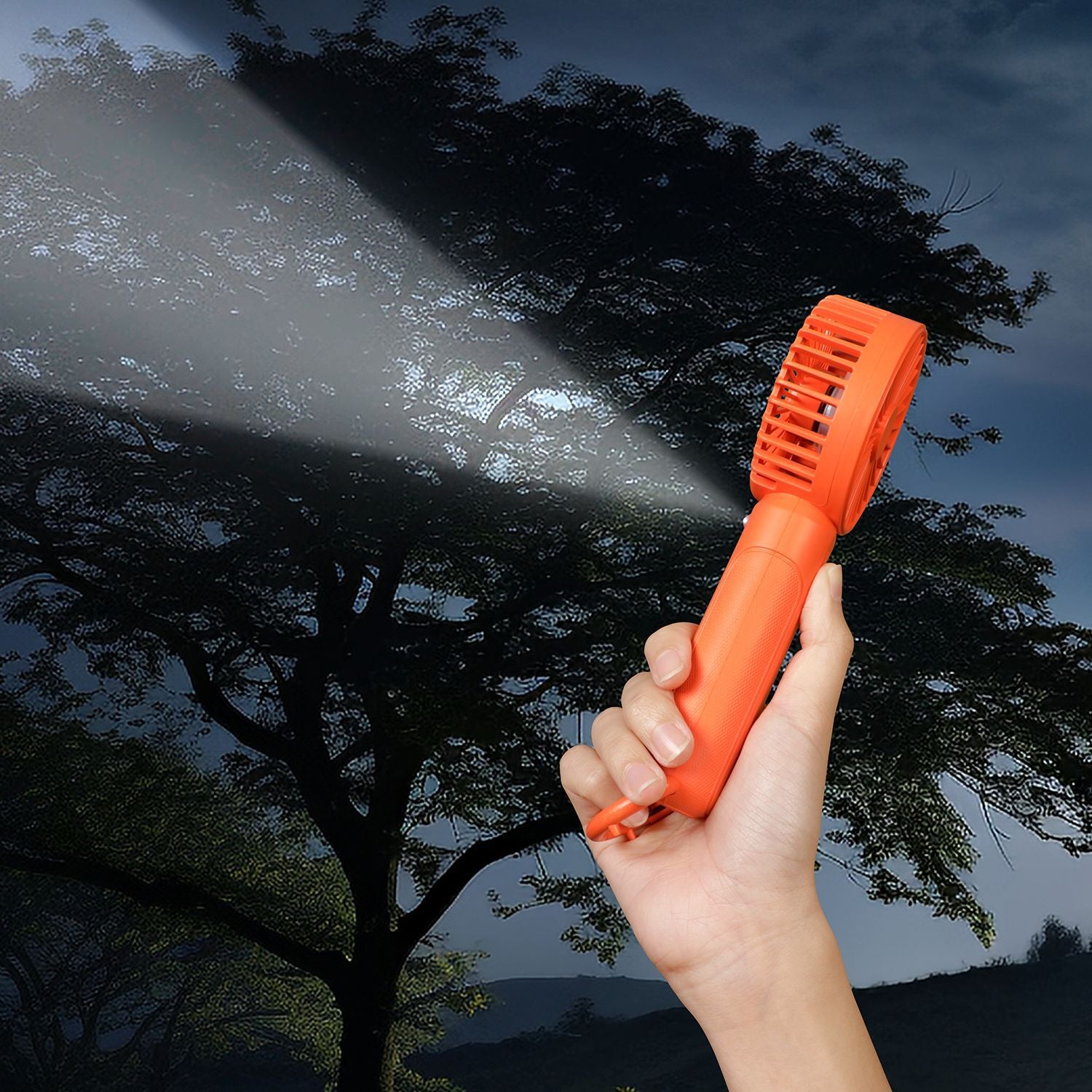 2024 Creative Outdoor Handheld USB Rechargeable Fan